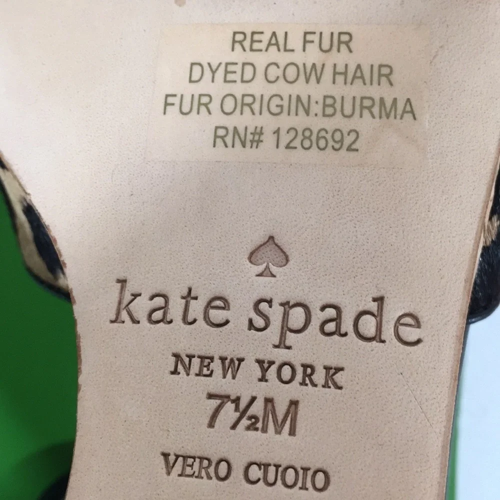 KATE SPADE NEW YORK LONNIE LEOPARD PRINT WEDGE - Picture 14 of 15